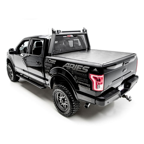 ARIES 1110102 - AdvantEDGE Black Aluminum Headache Rack, Select Ford F-150