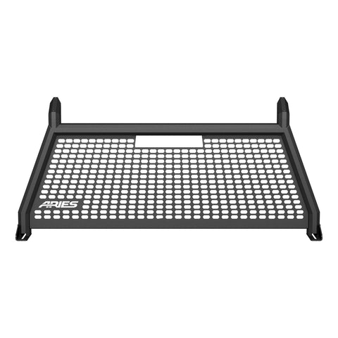 ARIES 1110103 - AdvantEDGE Black Aluminum Headache Rack, Select Ford F-250, F-350 Super Duty