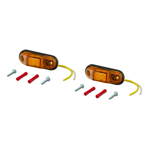 ARIES 1500240 - Jeep Fender Flare LED Side Marker Lights, DOT-Approved