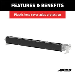 ARIES 1501263 - 20-Inch LED Light Bar Covers, 2 Pieces