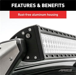 ARIES 1501278 - 50 Double-Row LED Light Bar (24,000 Lumens)