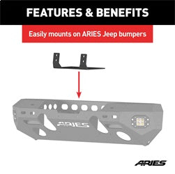 ARIES 15600FB - Winch Fairlead Mount