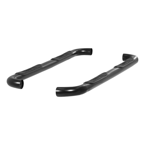 ARIES 202000 - 3 Round Black Steel Side Bars, Select Toyota 4Runner