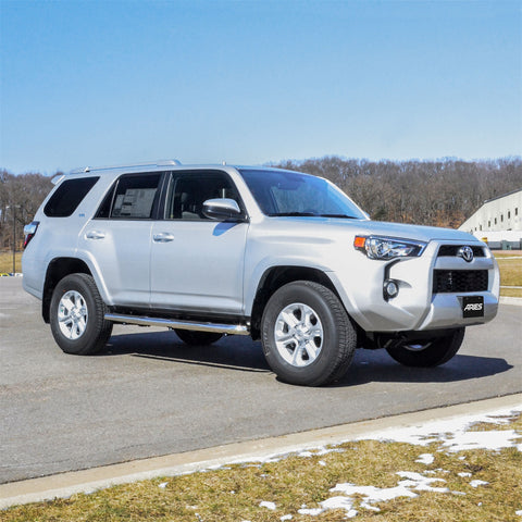 ARIES 202017-2 - 3 Round Polished Stainless Side Bars, Select Toyota 4Runner