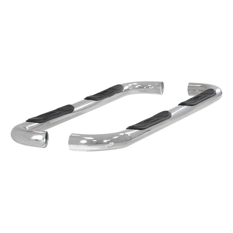 ARIES 203008-2 - 3 Round Polished Stainless Side Bars, Select Ford F-150