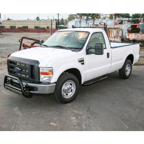 ARIES 203014 - 3 Round Black Steel Side Bars, Select Ford F-250, F-350 Super Duty