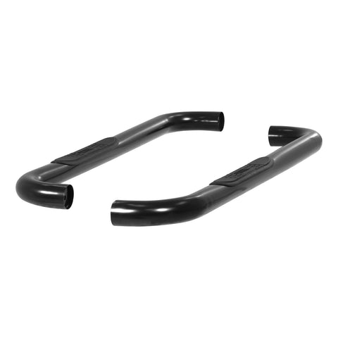 ARIES 203040 - 3 Round Black Steel Side Bars, Select Ford F-150