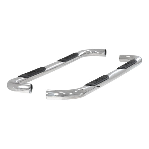 ARIES 204009-2 - 3 Round Polished Stainless Side Bars, Select Silverado, Sierra 1500, 2500, 3500