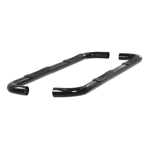 ARIES 204012 - 3 Round Black Steel Side Bars, Select Chevrolet Tahoe, GMC Yukon