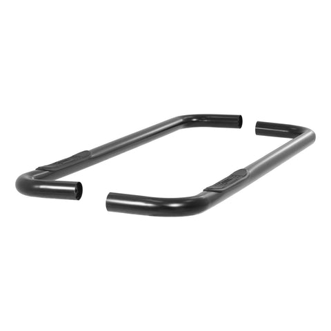 ARIES 204041 - 3 Round Black Steel Side Bars, Select Chevrolet, GMC C, K