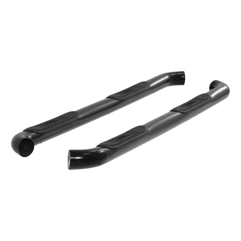 ARIES 204046 - 3 Round Black Steel Side Bars, Select Silverado, Sierra 1500, 2500, 3500 HD