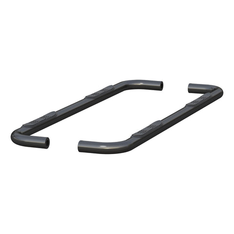 ARIES 204053 - 3 Round Black Steel Side Bars, Select Chevrolet Silverado, GMC Sierra 1500