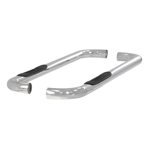 ARIES 205000-2 - 3 Round Polished Stainless Side Bars, Select Dodge Dakota