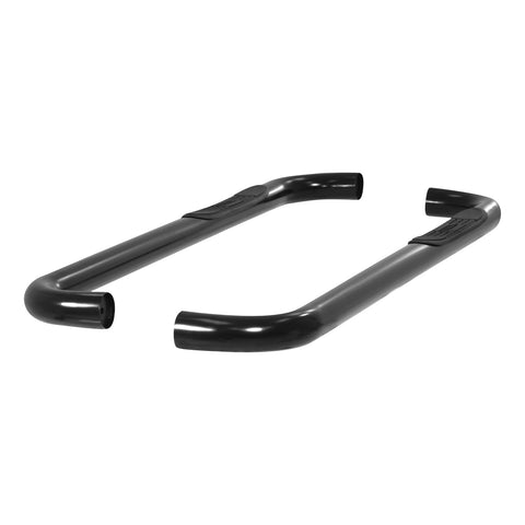 ARIES 205000 - 3 Round Black Steel Side Bars, Select Dodge Dakota