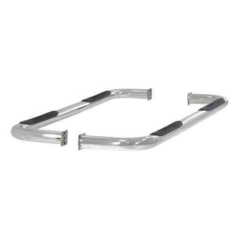 ARIES 205003-2 - 3 Round Polished Stainless Side Bars, Select Dodge Ram 1500