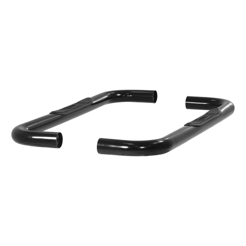 ARIES 205013 - 3 Round Black Steel Side Bars, Select Dodge Ram 1500, 2500, 3500