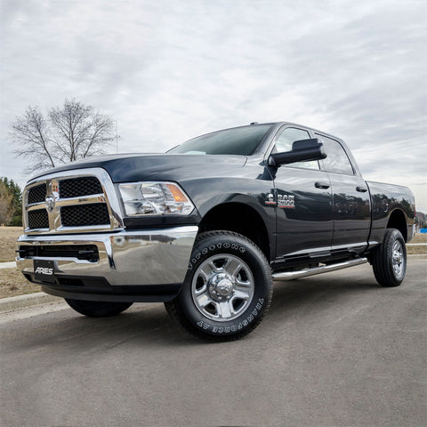 ARIES 205030-2 - 3 Round Polished Stainless Side Bars, Select Dodge, Ram 2500, 3500