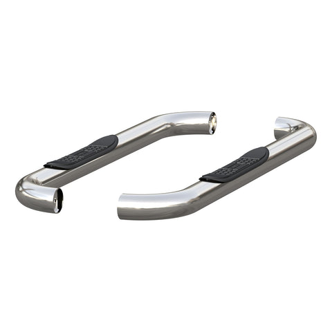 ARIES 205039-2 - 3 Round Polished Stainless Side Bars, Select Dodge, Ram 1500, 2500, 3500