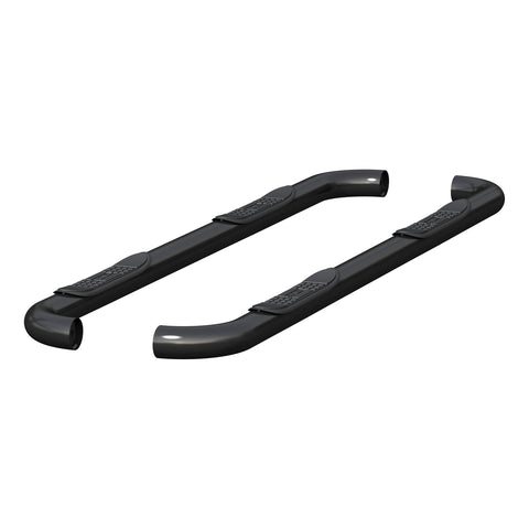 ARIES 205041 - 3 Round Black Steel Side Bars, Select Dodge, Ram 1500, 2500, 3500 Crew Cab