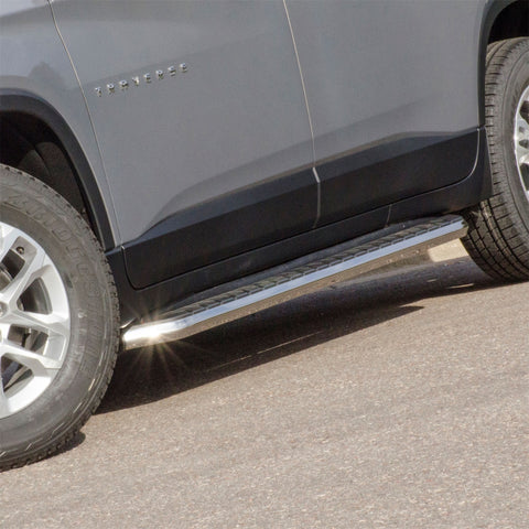 ARIES 2051876 - AeroTread 5 x 76 Polished Stainless Running Boards (No Brackets)