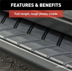 ARIES 2051967 - AeroTread 5 x 67 Black Stainless Running Boards (No Brackets)