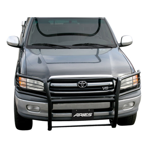 ARIES 2052 - 1-1/2-Inch Black Steel Grille Guard, No-Drill, Select Toyota Tundra