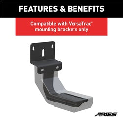 ARIES 2055160 - VersaTrac Running Board Bracket Covers, 6-Pack