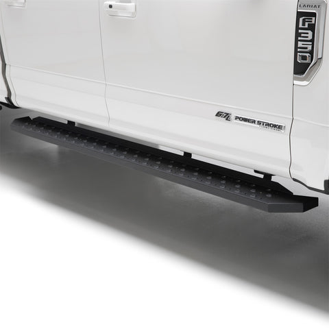 ARIES 2055521 - RidgeStep 6-1/2 x 85 Black Steel Running Boards, Select Ford F-Series