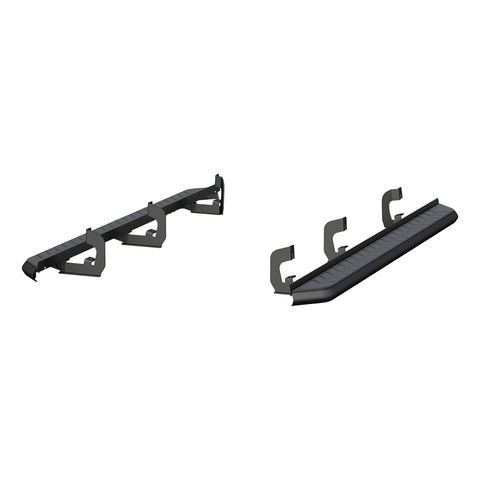 ARIES 2061004 - AeroTread 5 x 76 Black Stainless Running Boards, Select Cadillac, Chevy, GMC