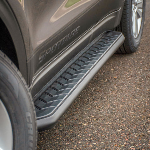 ARIES 2061022 - AeroTread 5 x 73 Black Stainless Running Boards, Select Equinox, Terrain