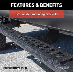 ARIES 2074100 - Rocker Step Running Boards, Select Jeep Wrangler JK