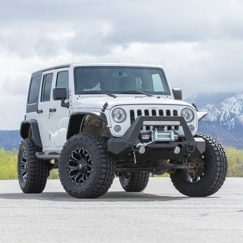 ARIES 2081206 - TrailChaser Jeep Wrangler, Gladiator Steel Front Bumper Corners