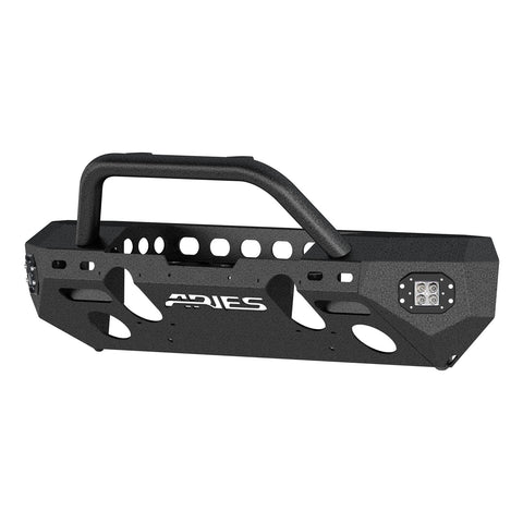 ARIES 2082056 - TrailChaser Jeep Wrangler JK Steel Front Bumper (Option 3)