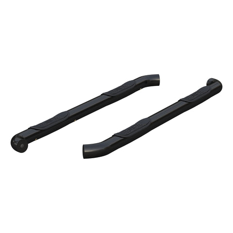 ARIES 209018 - 3 Round Black Steel Side Bars, Select Nissan Frontier, Suzuki Equator