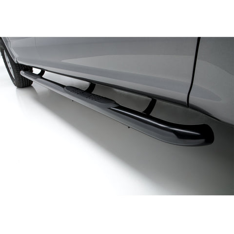 ARIES 213043 - 3 Round Black Stainless Side Bars, Select Ford F-150, F-250, F-350