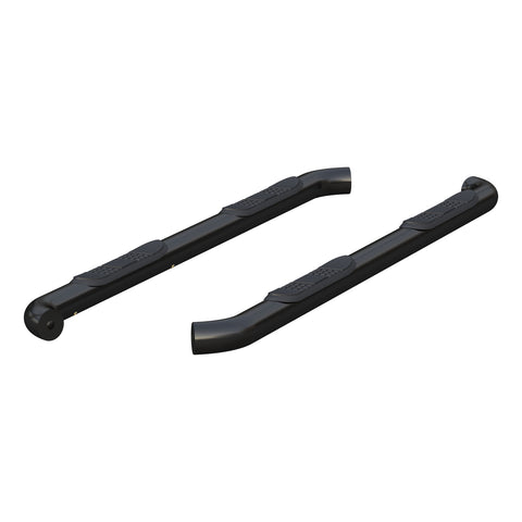 ARIES 214051 - 3 Round Black Stainless Side Bars, Select Chevrolet Colorado, GMC Canyon Crew Cab