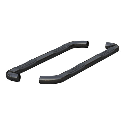 ARIES 215040 - 3 Round Black Stainless Side Bars, Select Dodge, Ram 1500