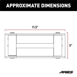 ARIES 2156071 - Winch Roller Fairlead