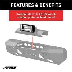 ARIES 2156071 - Winch Roller Fairlead