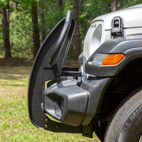 ARIES 2170032 - Pro Series Black Steel Grille Guard with Light Bar, Select Jeep JL, Gladiator