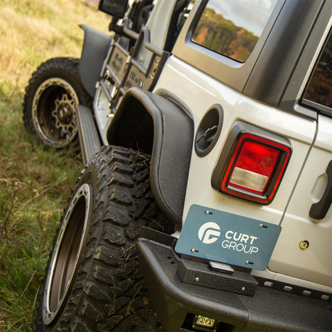 ARIES 2500203 - Black Aluminum Rear Jeep Wrangler JL Fender Flares