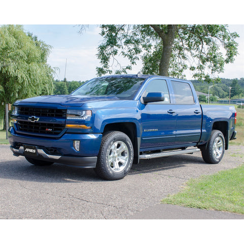 ARIES 2555002 - AdvantEDGE 5-1/2 x 75 Chrome Aluminum Side Bars, Select Chevrolet, GMC