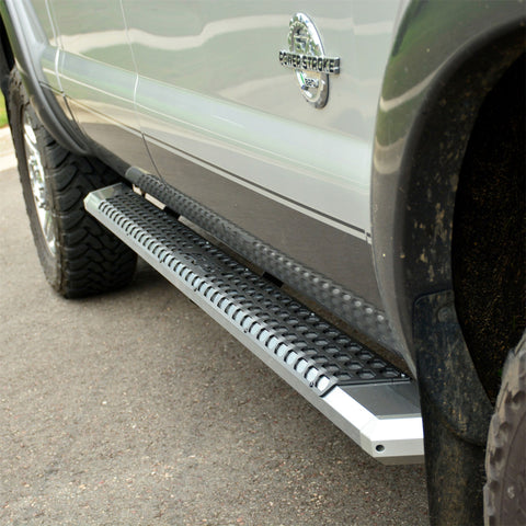 ARIES 2555024 - AdvantEDGE 5-1/2 x 91 Chrome Aluminum Side Bars, Select Ford F250, F350, F450