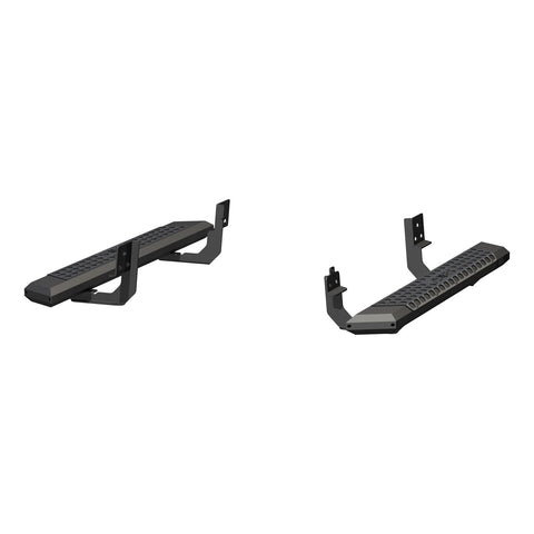 ARIES 2556001 - AdvantEDGE 5-1/2 x 53 Black Aluminum Side Bars, Select Silverado, Sierra