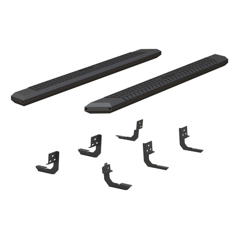 ARIES 2556005 - AdvantEDGE 5-1/2 x 75 Black Aluminum Side Bars, Select Dodge, Ram 1500