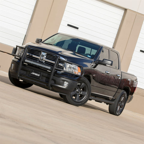 ARIES 2556005 - AdvantEDGE 5-1/2 x 75 Black Aluminum Side Bars, Select Dodge, Ram 1500