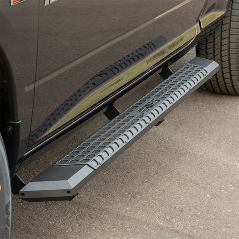 ARIES 2556005 - AdvantEDGE 5-1/2 x 75 Black Aluminum Side Bars, Select Dodge, Ram 1500