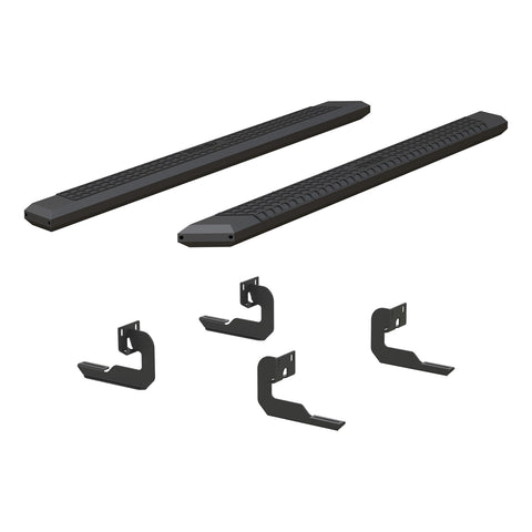 ARIES 2556009 - AdvantEDGE 5-1/2 x 85 Black Aluminum Side Bars, Select Ford F-150