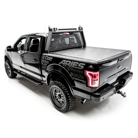 ARIES 2556009 - AdvantEDGE 5-1/2 x 85 Black Aluminum Side Bars, Select Ford F-150