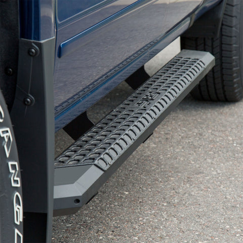 ARIES 2556015 - AdvantEDGE 5-1/2 x 91 Black Aluminum Side Bars, Select Silverado, Sierra Crew